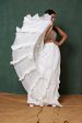 Bay Salt Ruffle Lehenga Set Hot on Sale