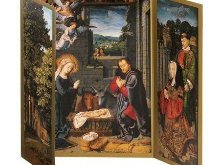 Gerard David: The Nativity Triptych Christmas Card For Sale