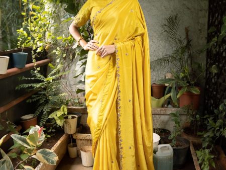 Tuscan Sun Saree Set Fashion