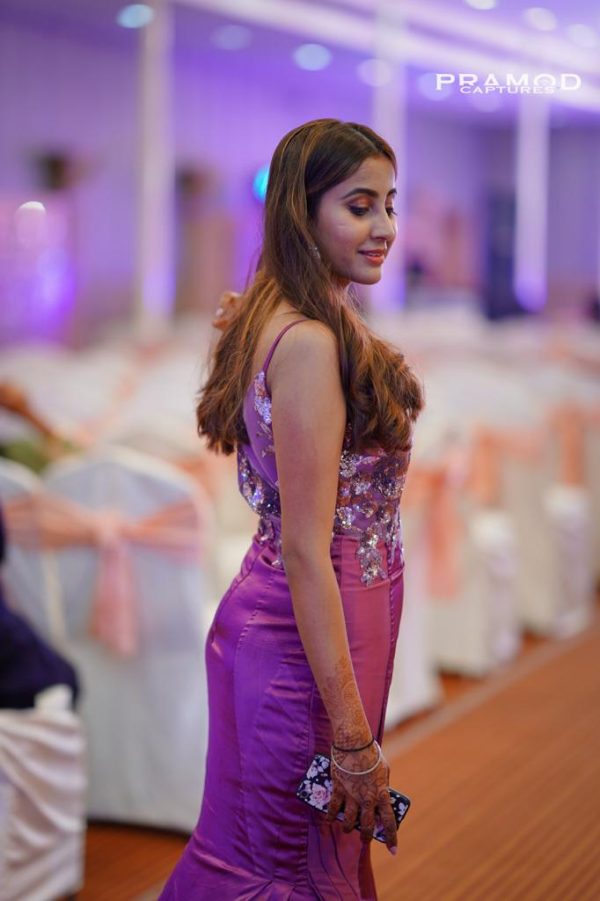 Saloni Vijaywargiya in Lilac Mermaid Gown For Discount