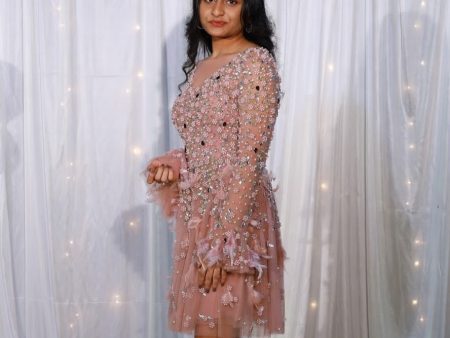 Yagna Arya in Rosebud Embellished Dress on Sale