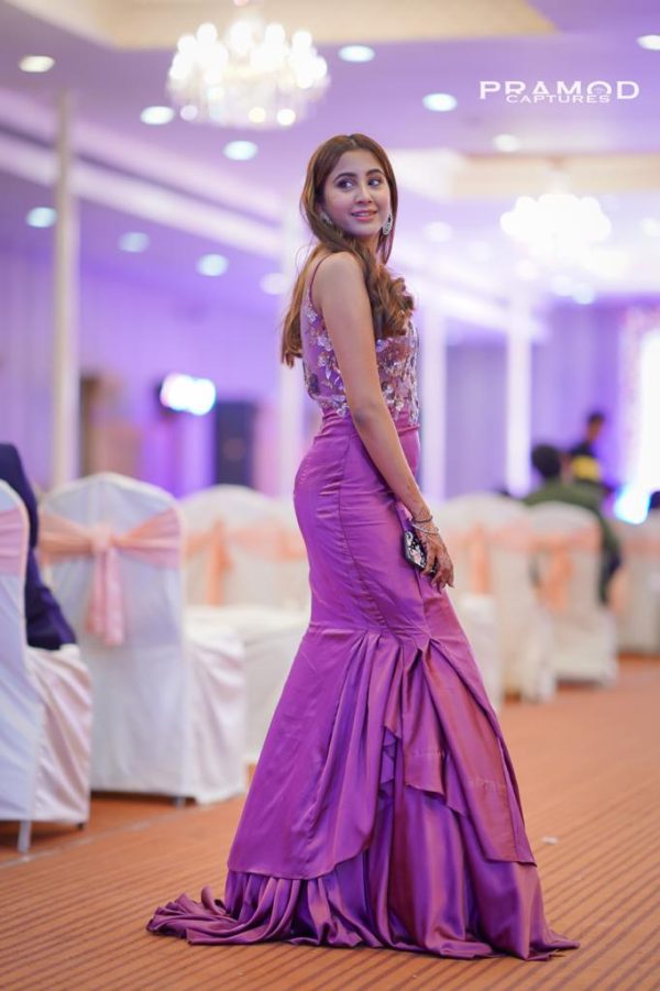 Saloni Vijaywargiya in Lilac Mermaid Gown For Discount