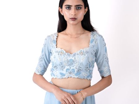 Cloud Blue Blouse Online