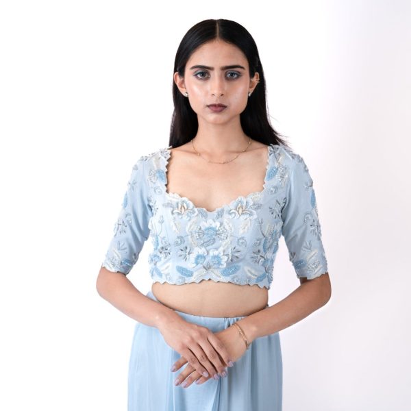 Cloud Blue Blouse Online