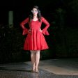 Madhulika Reddy in Ruby Red Embellished Dress For Sale