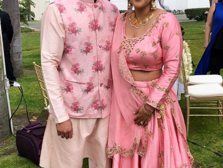 Puja Patel in Rosebud Lehenga Set For Cheap