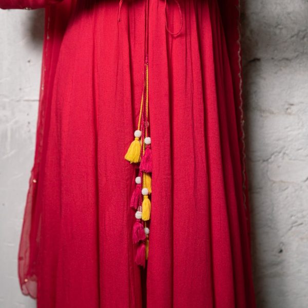 Fuchsia Anarkali on Sale