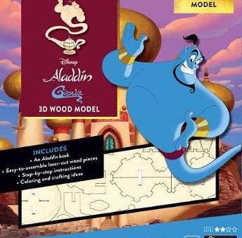 Molly Kempf Hodgin: IncrediBuilds Disney s Aladdin: Genie Book and 3D Wood Model [2019] Discount