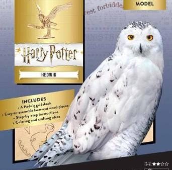 Editions Insight: IncrediBuilds: Harry Potter: Hedwig Book and 3D Wood Model [2019] Supply